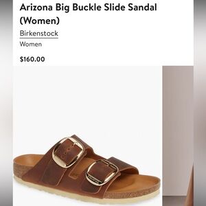 Birkenstock Big Buckle Arizona Slide Sandals